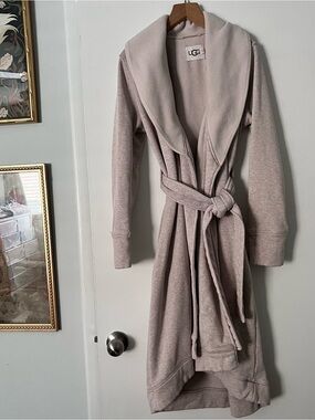 UGG Women's Duffield Robe Oatmeal Heather Small